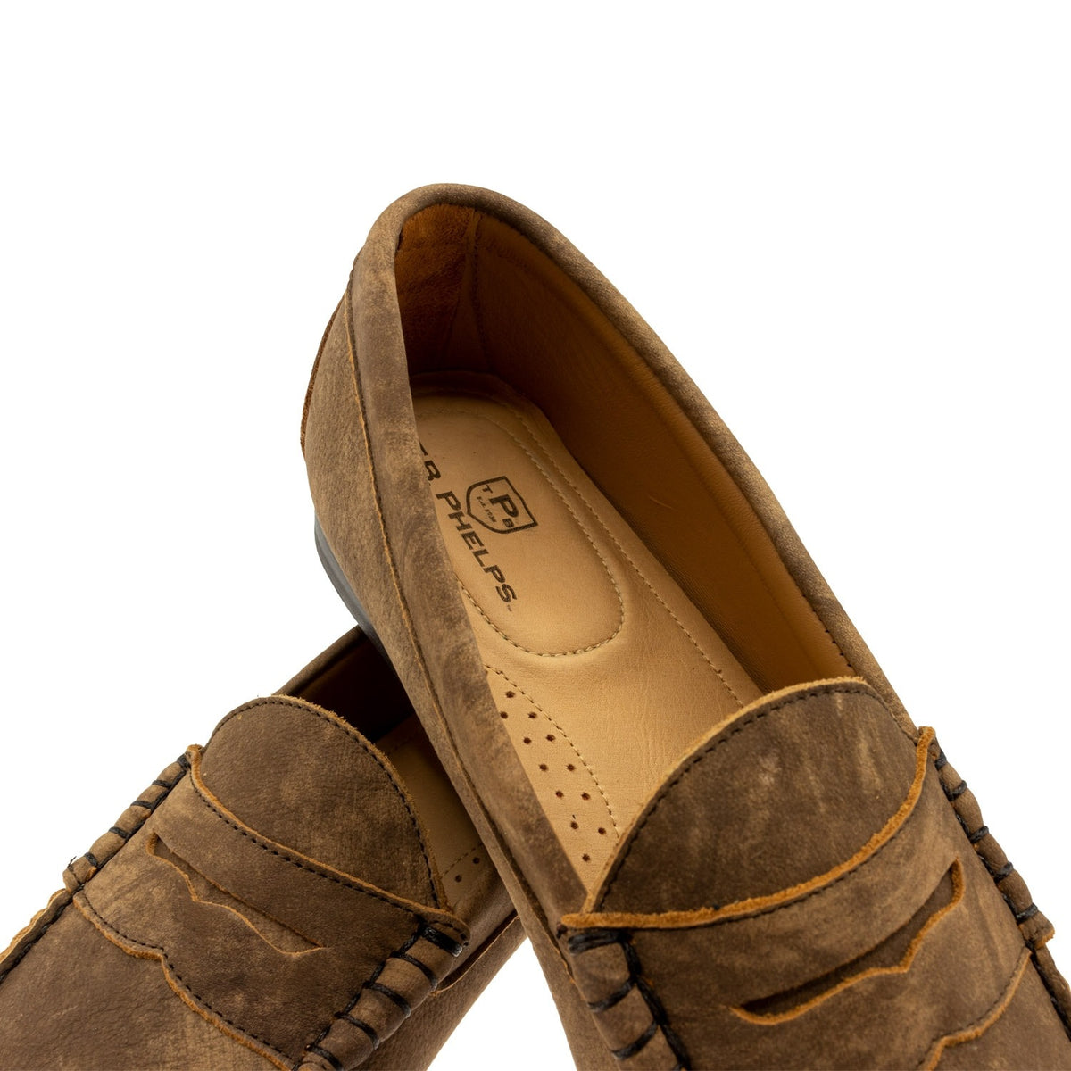 Preston Washed Calfskin Penny Loafer by Country Club Prep - Country Club Prep