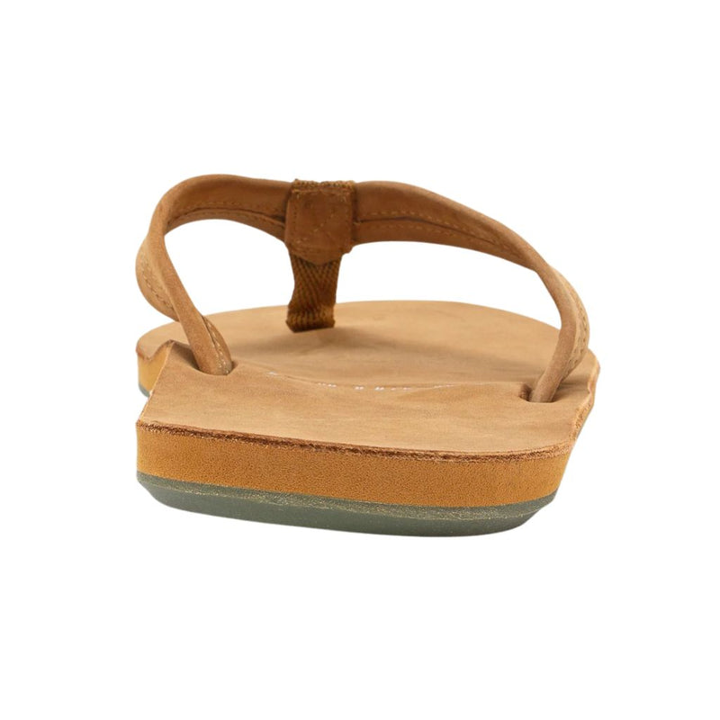 Men's Fields Flip Flop in Tan & Olive by Hari Mari - Country Club Prep