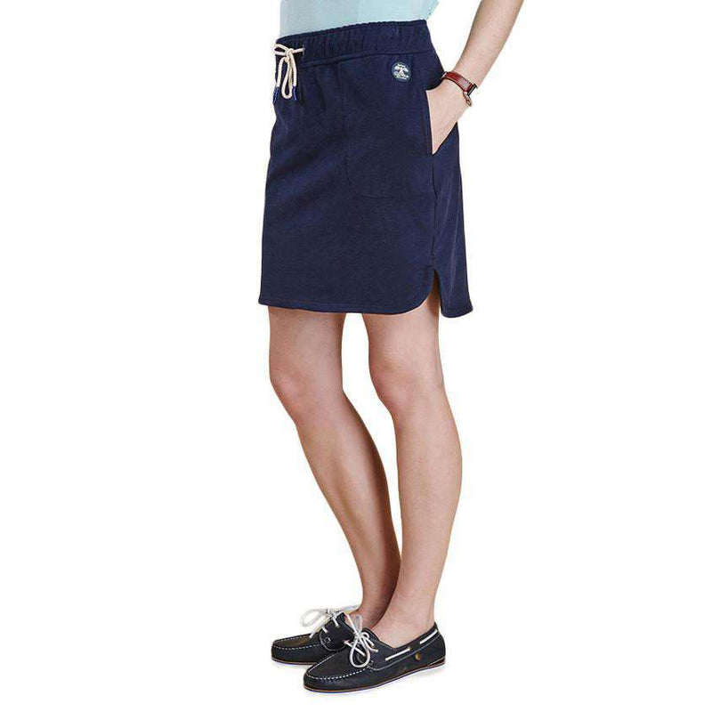 Renishaw Skirt in Navy by Barbour - Country Club Prep