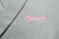 "Longshanks" Bathrobe in Blue Seersucker by Country Club Prep - Country Club Prep