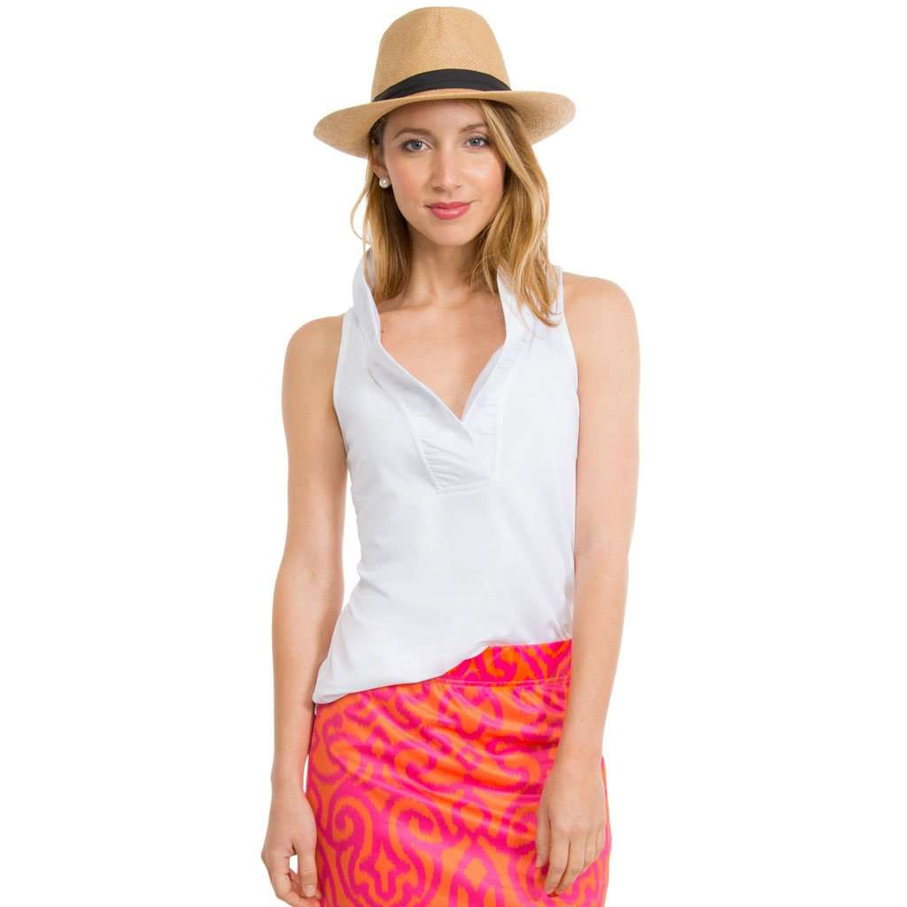 Gretchen Scott - Jersey Ruffneck 3/4 Sleeve Top - Solid
