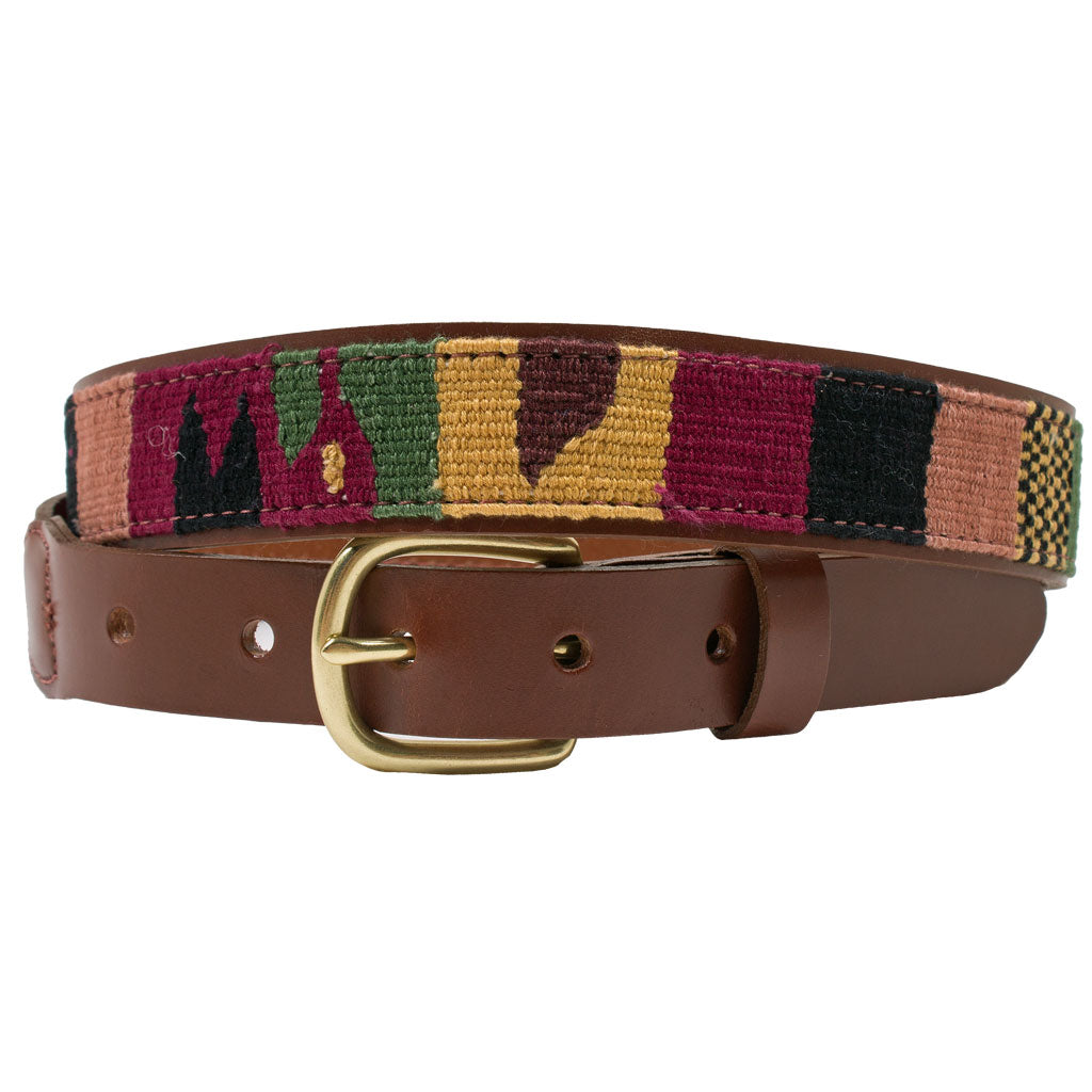 Safari Guatemalan Leather Back Belt by Country Club Prep - Country Club Prep