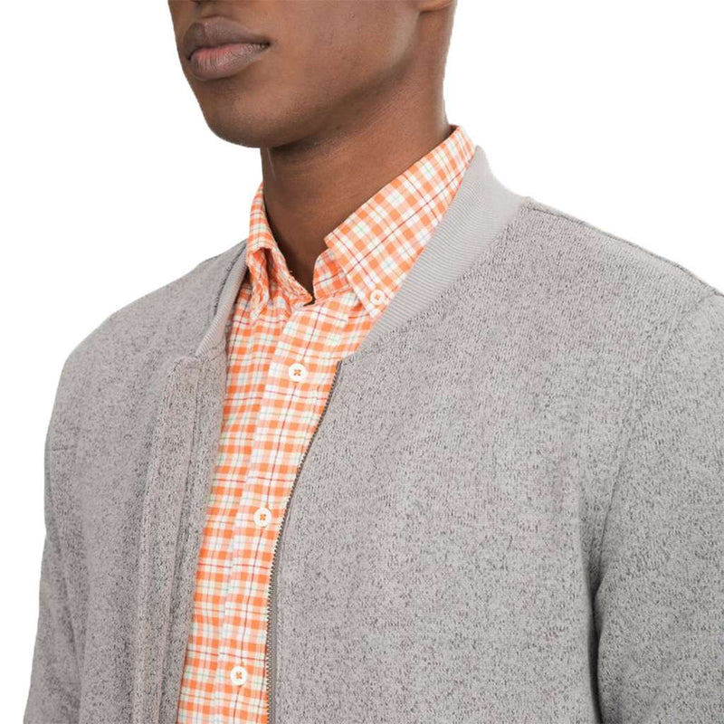 Samson Peak Sweater Fleece Bomber Jacket by Southern Tide - Country Club Prep