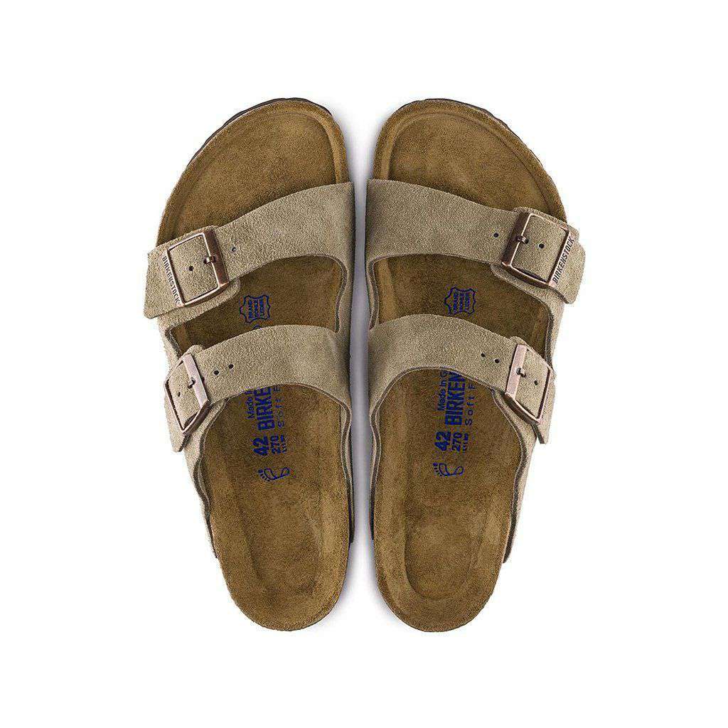 Birkenstock Arizona Suede Taupe Sandals