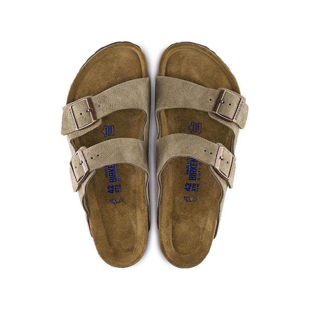 Birkenstock Arizona Taupe Suede Sandals