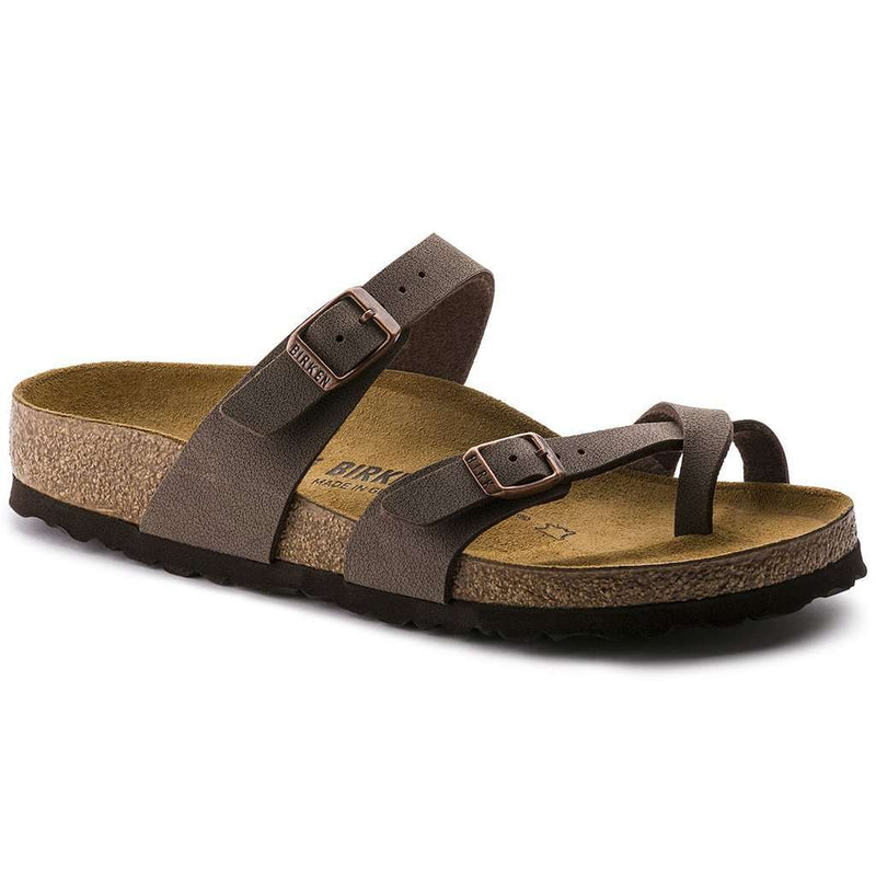 Women's Mayari Birkibuc Sandal in Mocha by Birkenstock - Country Club Prep