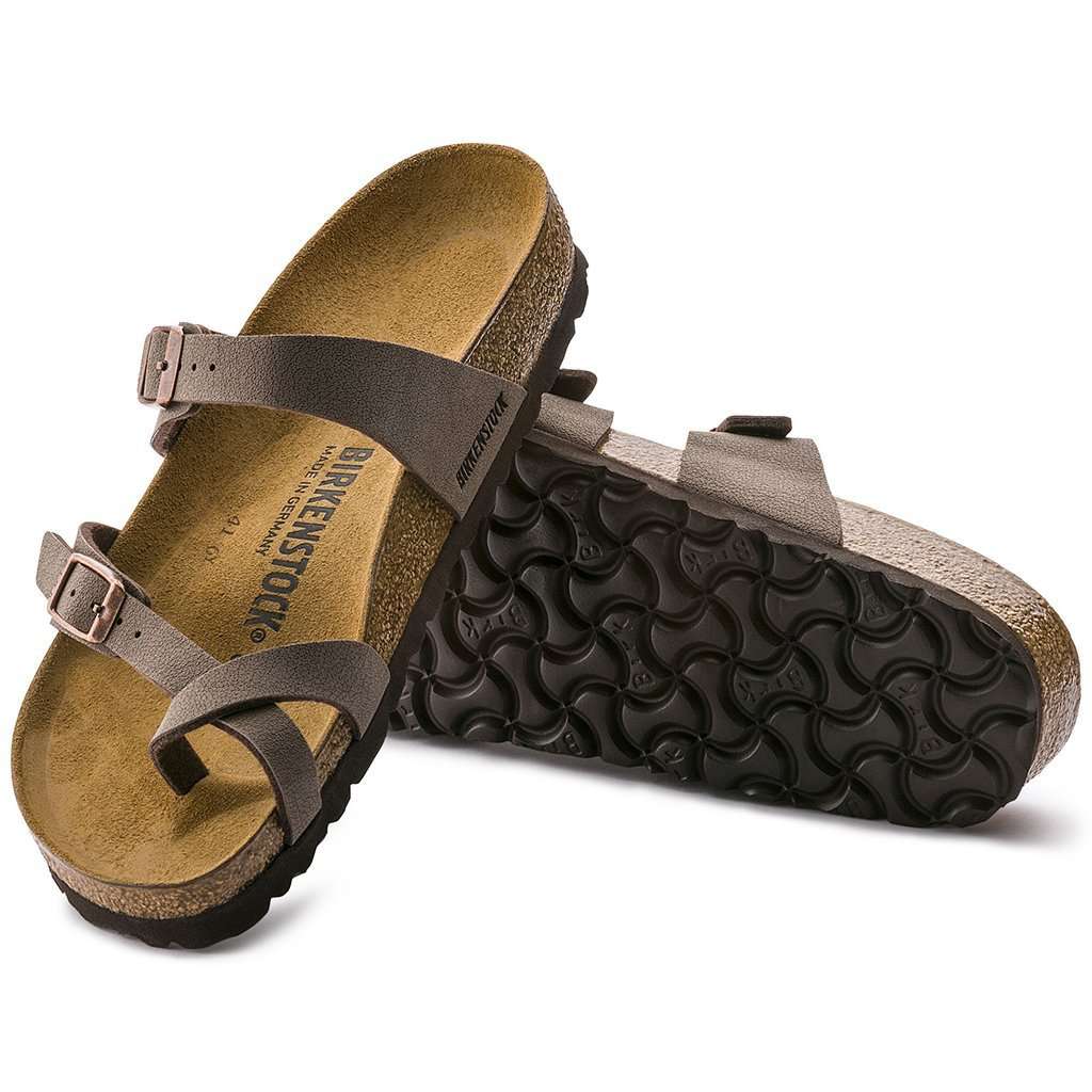 Birkenstock Mayari Birkibuc Sandal in Mocha – Country Club Prep