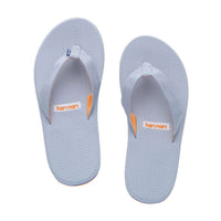 Men's Dunes Flip Flop in Gray, Blue & Orange by Hari Mari - Country Club Prep