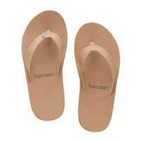 Men's Fields Flip Flop in Green & Tan by Hari Mari - Country Club Prep