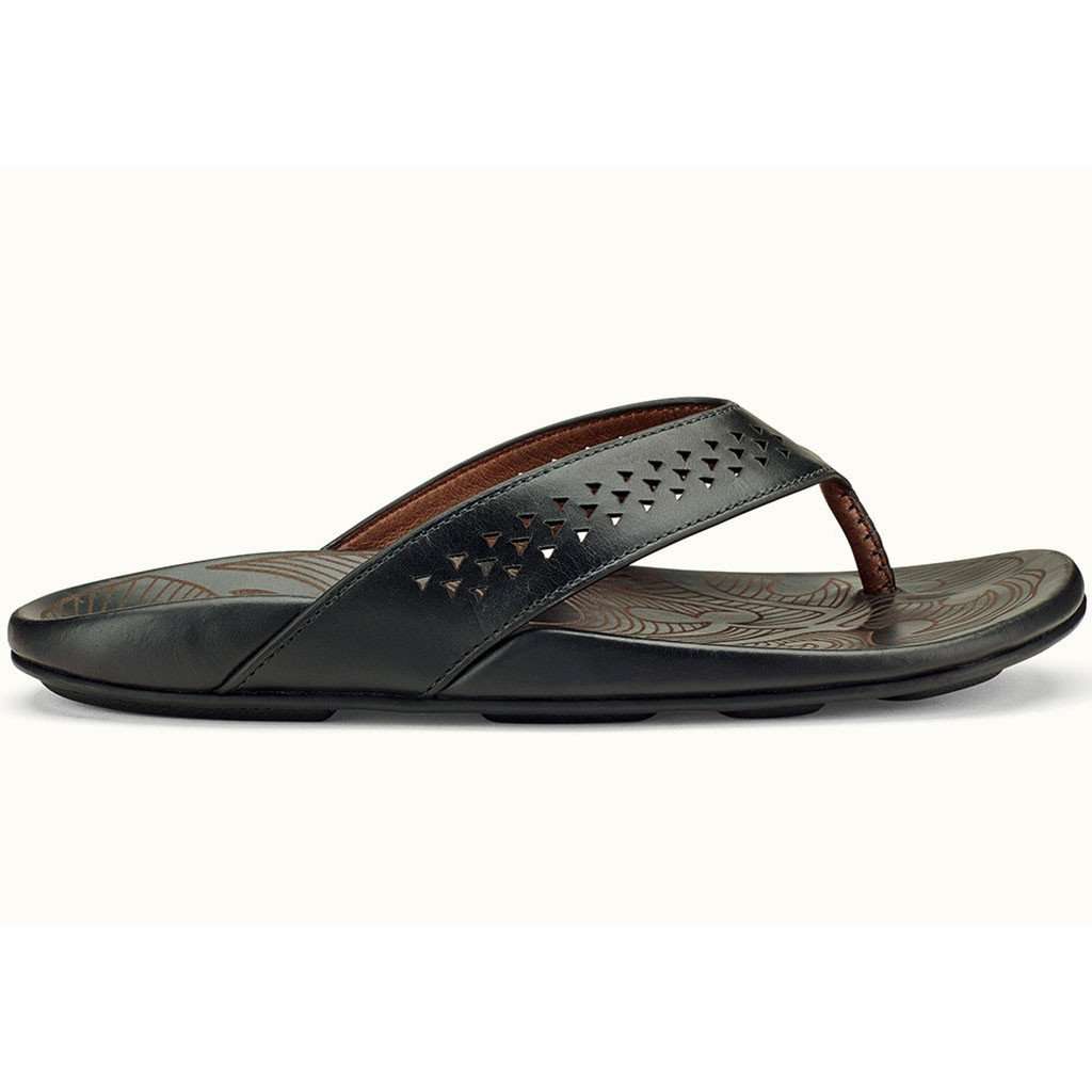 Men's Kohana Sandal in Black by Olukai - Country Club Prep