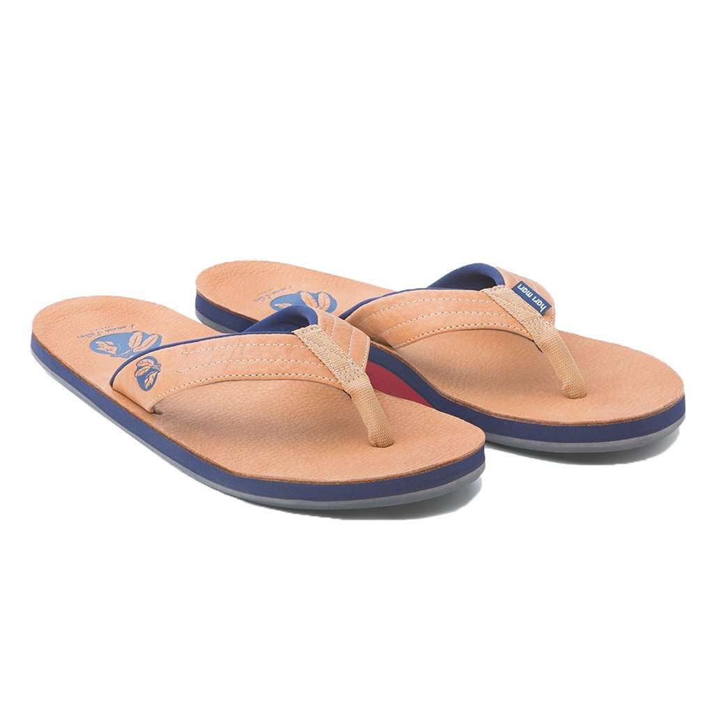 Men's Nokona Flip Flop in Honey by Hari Mari - Country Club Prep