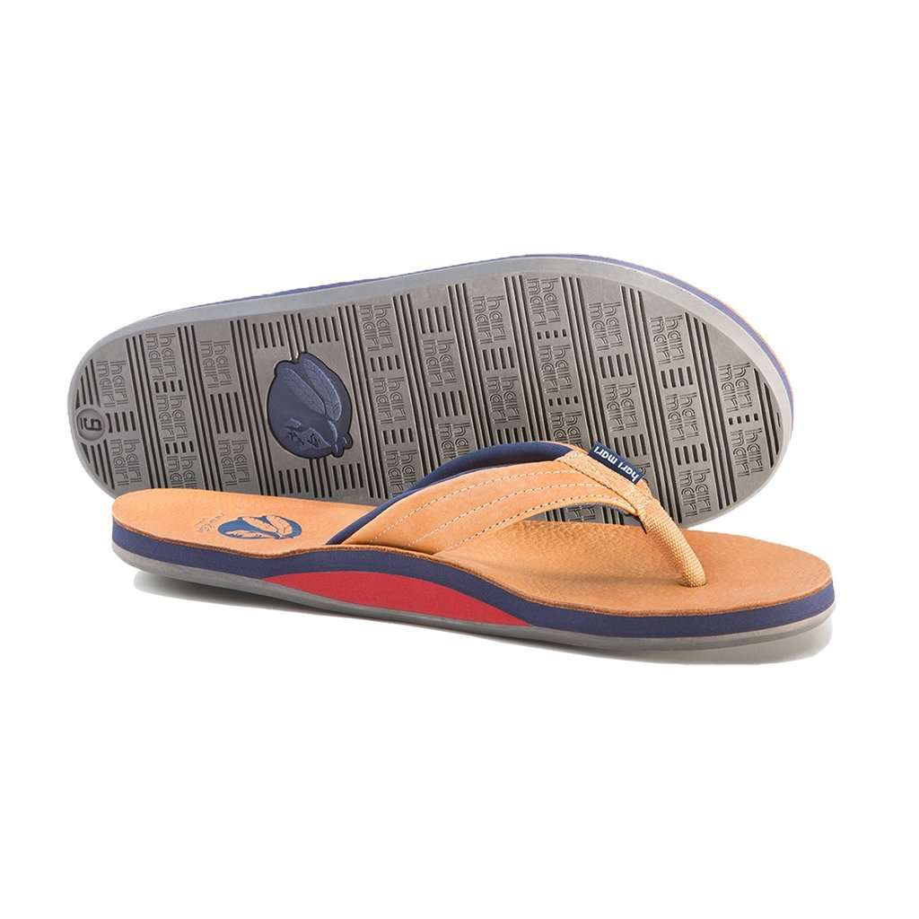 Men's Nokona Flip Flop in Honey by Hari Mari - Country Club Prep