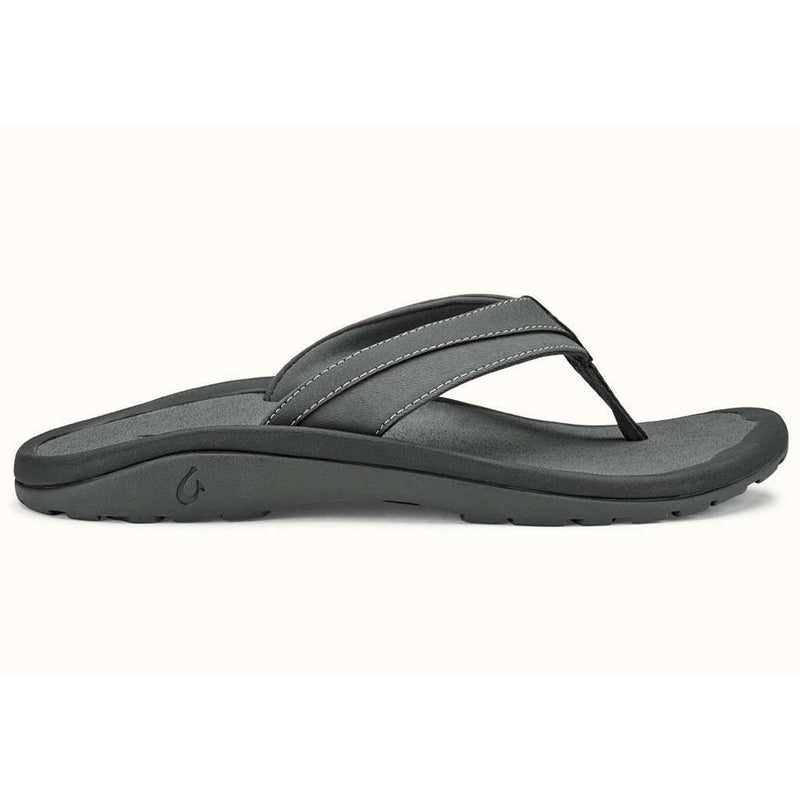 Men's 'Ohana Koa Sandal in Charcoal by Olukai - Country Club Prep