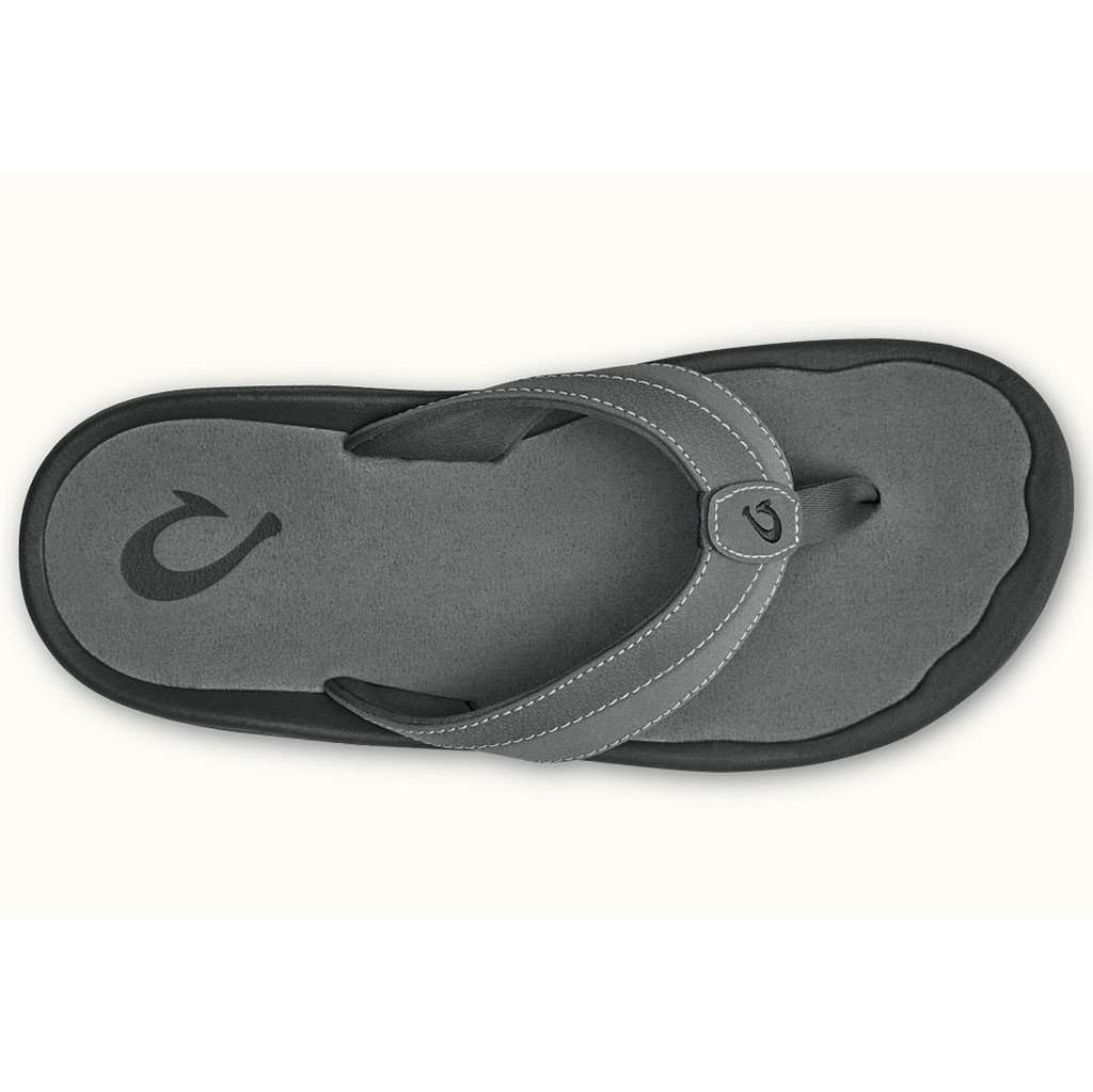 Men's 'Ohana Koa Sandal in Charcoal by Olukai - Country Club Prep