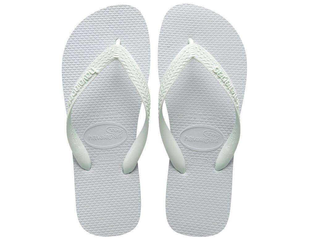 Top Sandals in White by Havaianas - Country Club Prep