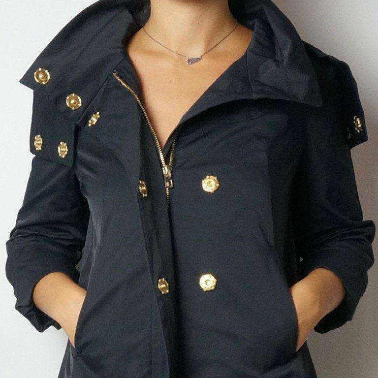 Savina Rain Jacket by Ciao Milano - Country Club Prep