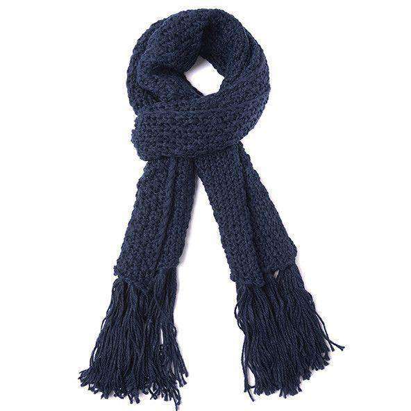 Bowers Scarf in Navy by Barbour - Country Club Prep