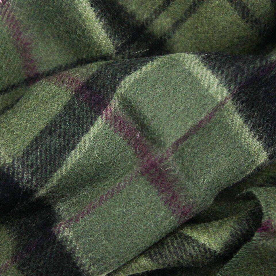 Holden Tartan Scarf in Olive by Barbour - Country Club Prep