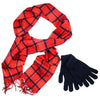 Scarf and Gloves Gift Box in Cardinal by Barbour - Country Club Prep