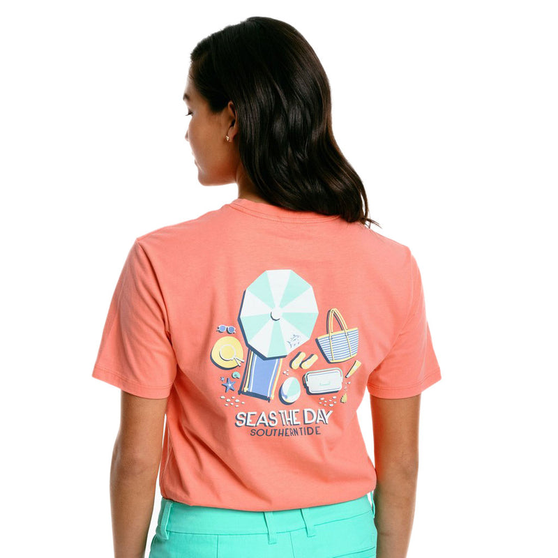 Seas the Day Ladies' Tee Shirt by Southern Tide - Country Club Prep