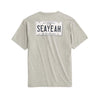 SEAYEAH License Plate Heathered Tee Shirt by Southern Tide - Country Club Prep