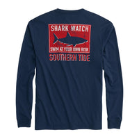 Long Sleeve Shark Flag Tee Shirt by Southern Tide - Country Club Prep