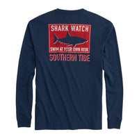 Long Sleeve Shark Flag Tee Shirt by Southern Tide - Country Club Prep