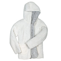 Scarborough Reversible Sherpa Hooded Cardigan by Nordic Fleece - Country Club Prep