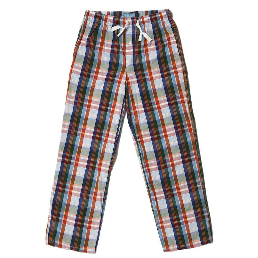 Lounge Pants in Coatue Madras by Castaway Clothing - Country Club Prep