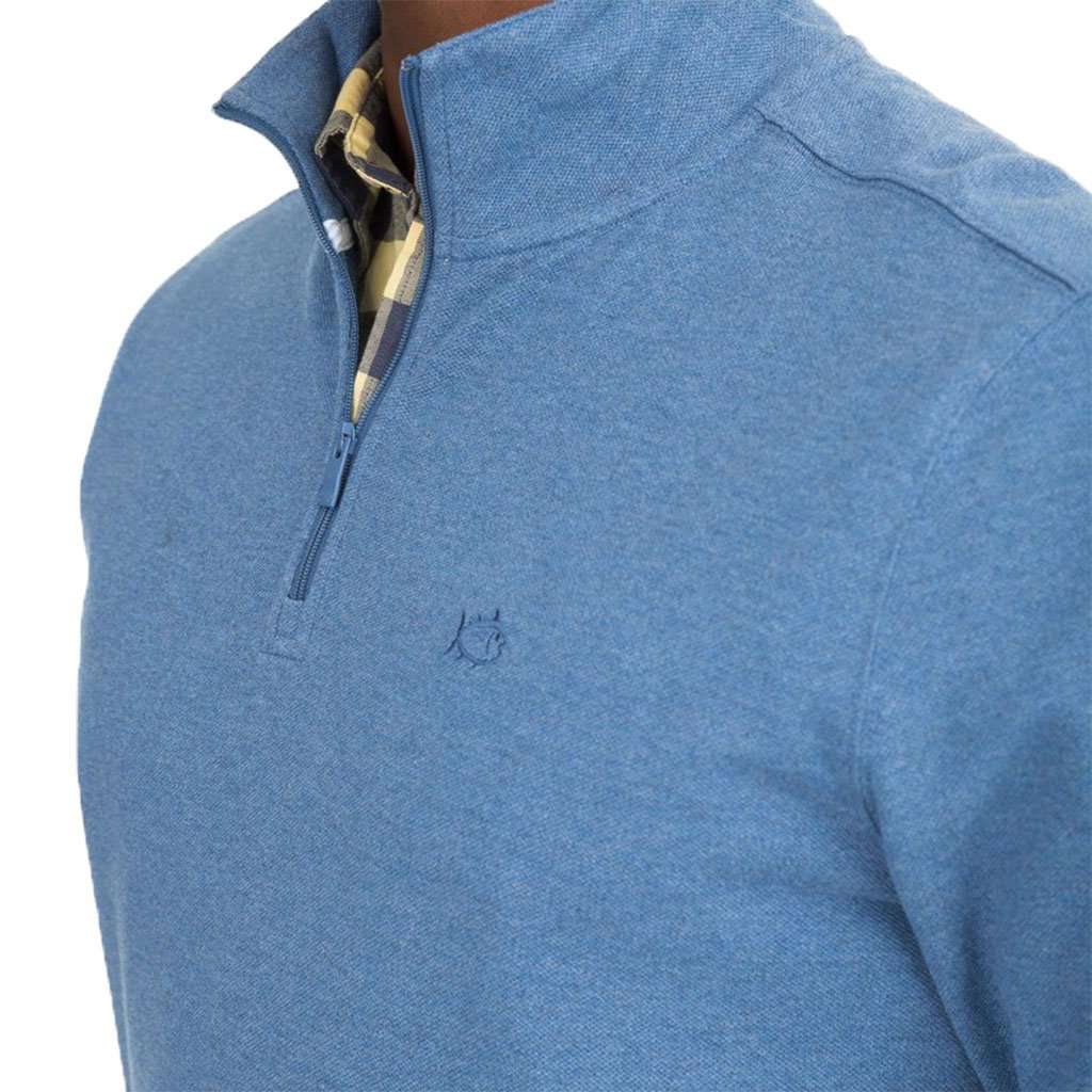 Skipjack Pique Quarter Zip Pullover by Southern Tide - Country Club Prep