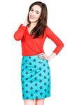 Aqua Thistle Skirt by Hatley - Country Club Prep