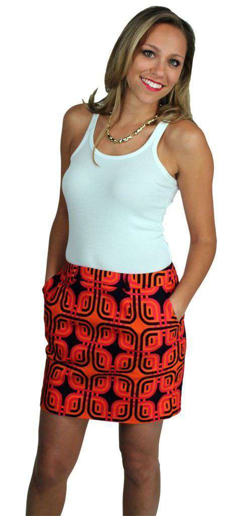 Cameron Skirt in Aztec Large by Elizabeth McKay - Country Club Prep