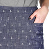 Chambray Anchor Skirt in Blue by Hatley - Country Club Prep