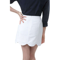 Dessie Skirt in White by Southern Proper - Country Club Prep