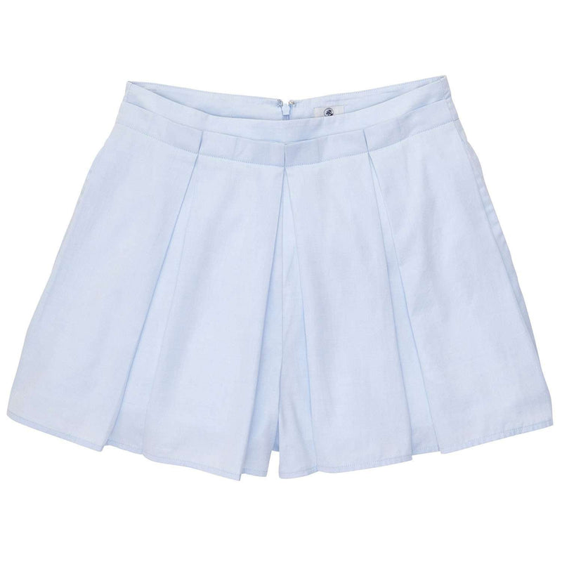 Sarah Skort in Blue Chambray by Southern Proper - Country Club Prep