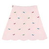 Scallop Skirt in Pink Oxford w/ Sunglasses by Castaway Clothing - Country Club Prep