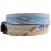 Beach Scene Needlepoint Belt by Smathers & Branson - Country Club Prep