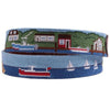Harbor Scene Needlepoint Belt by Smathers & Branson - Country Club Prep