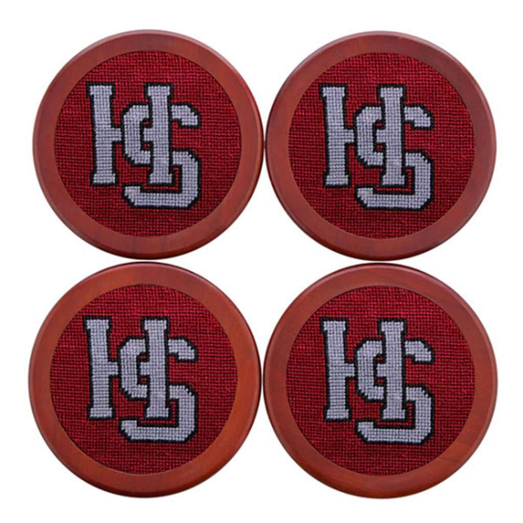 Smathers & Branson Hampden Sydney College Needlepoint Coasters - Thumbnail 4