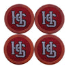 Hampden Sydney College Needlepoint Coasters by Smathers & Branson - Country Club Prep