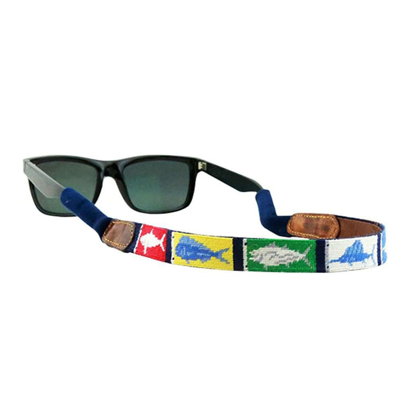 Sportfishing Sunglass Straps in Dark Navy by Smathers & Branson - Country Club Prep