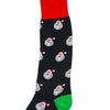 Men's Santa Socks in Black with Red by Byford - Country Club Prep