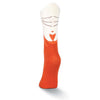 Women's Wide Mouth Fox Crew Socks by K. Bell Socks - Country Club Prep