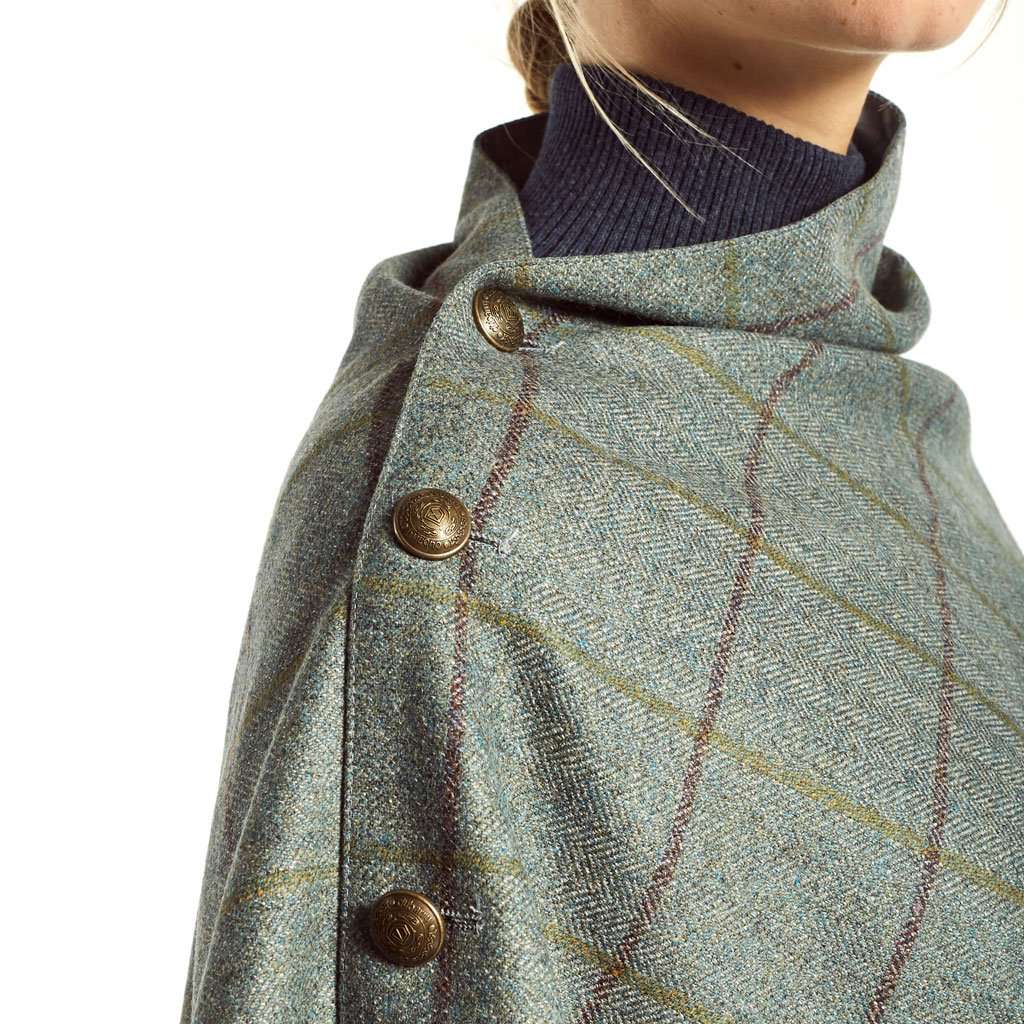 Hazelwood Tweed Poncho by Dubarry of Ireland - Country Club Prep