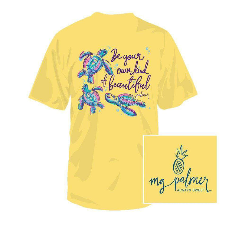 YOUTH BeYOUtful Tee in Banana by MG Palmer - Country Club Prep