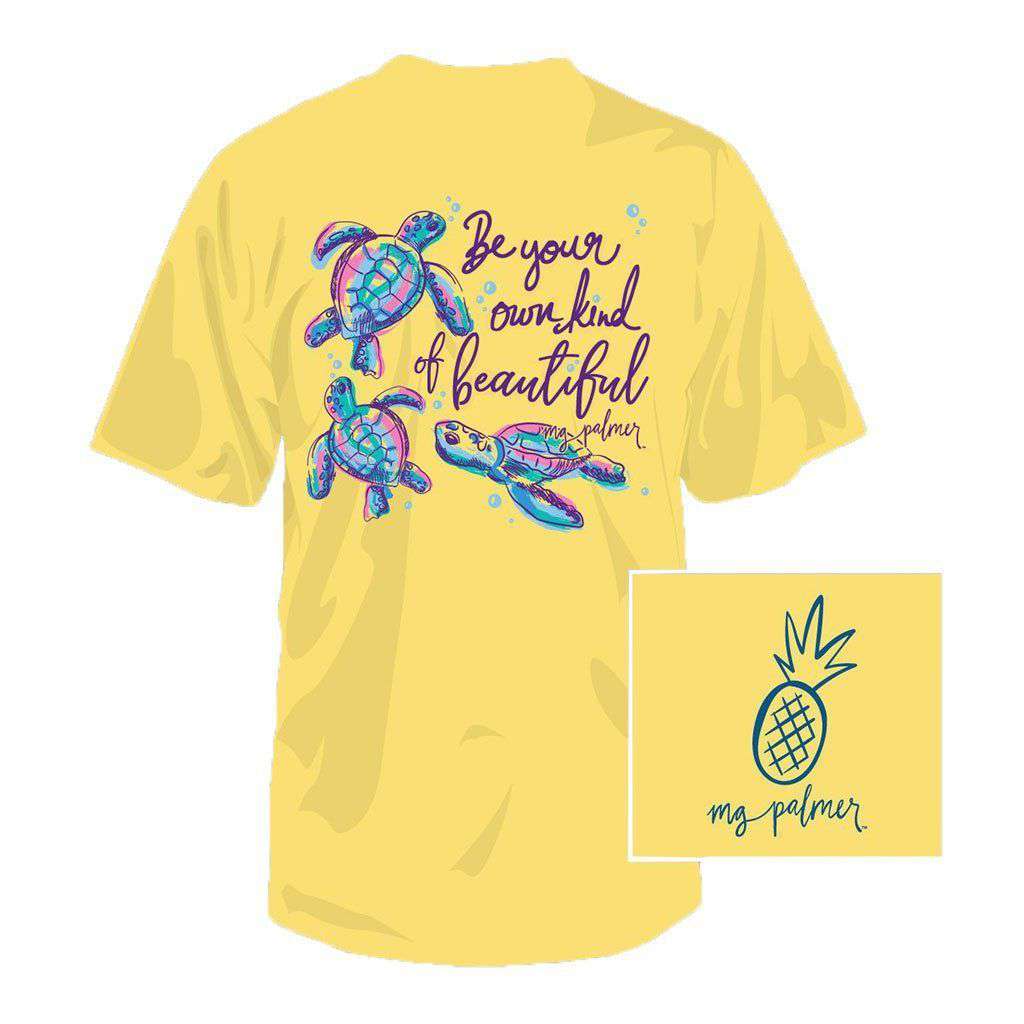 BeYOUtiful Tee in Banana by MG Palmer - Country Club Prep