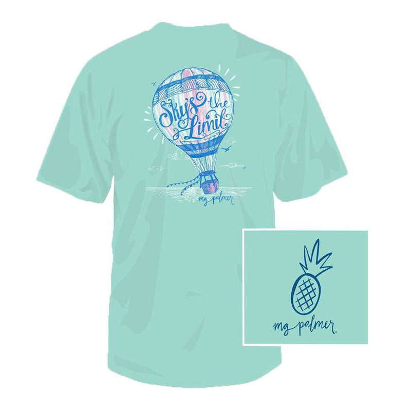 Sky's the Limit Tee in Celadon by MG Palmer - Country Club Prep