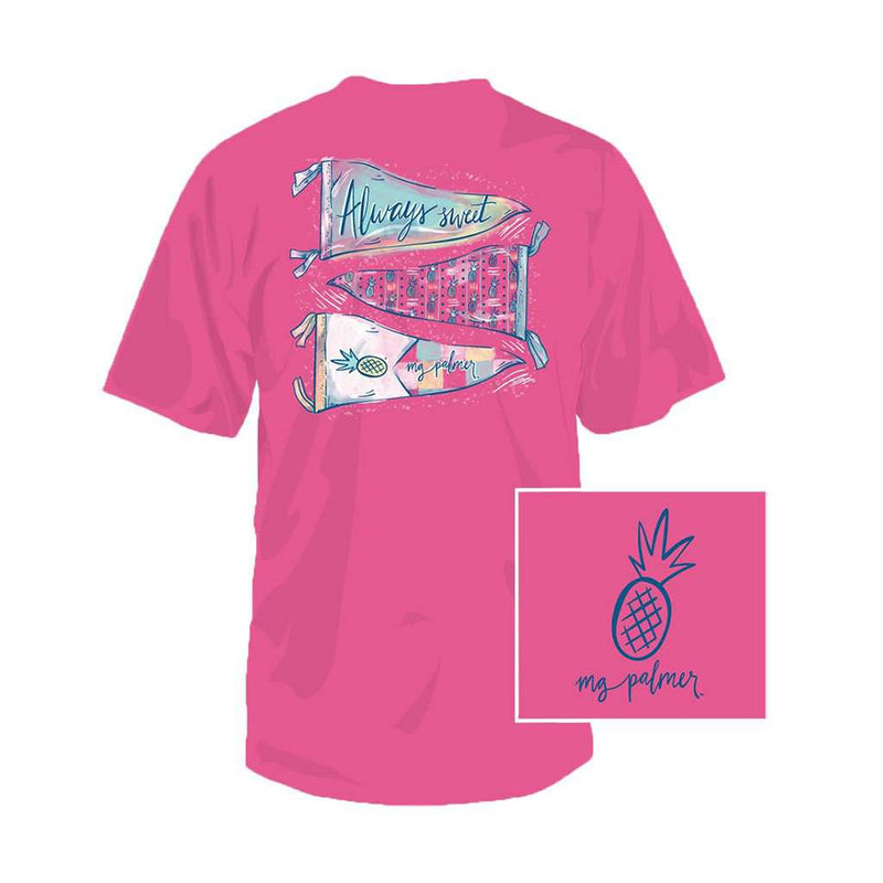 Team MG Palmer Tee in Hot Pink by MG Palmer - Country Club Prep