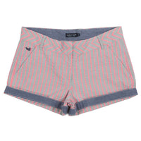 Turner Stripe Brighton Short in Light Gray by Southern Marsh - Country Club Prep