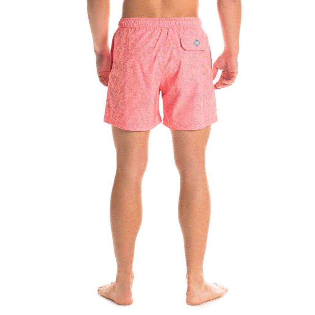 Bermuda Swim Trunks in Basketcase by The Southern Shirt Co.. - Country Club Prep